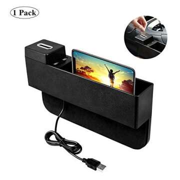 AUTMOR Car Gap Filler with USB Charging - Organize Your Car