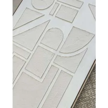 AlloCavi Hand Painted Wall Art for Modern Homes - 24x36in