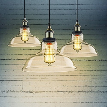 CLAXY Ecopower Vintage Pendant Light Industrial Edison Style
