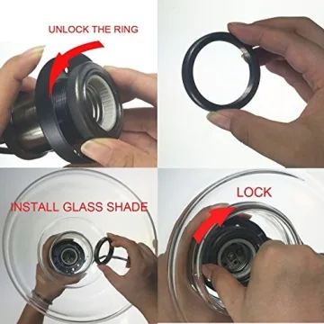 CLAXY Ecopower Vintage Pendant Light Industrial Edison Style