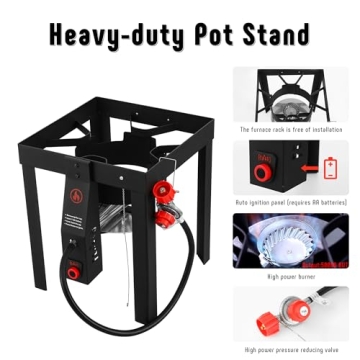 Feasto Turkey Fryer 30 Qt with Fish Fryer Kit 50,000 BTU