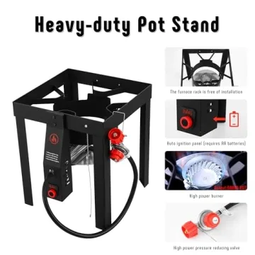 Feasto Turkey Fryer 30 Qt with Fish Fryer Kit 50,000 BTU