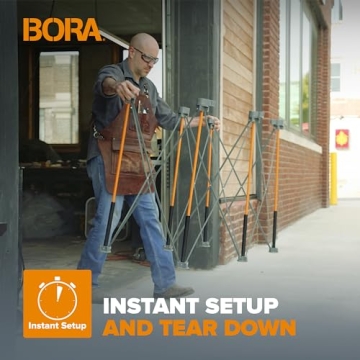 BORA Centipede CK6S Work Stand 30 inch Portable with Accessories