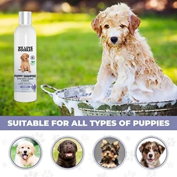 Organic Tear-Free Puppy Shampoo Made in the USA 8oz
