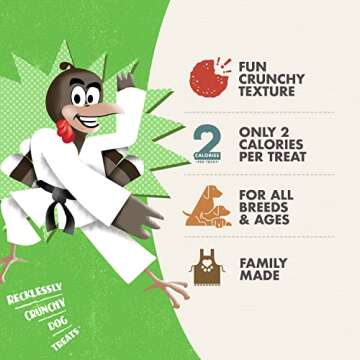 Fromm Crunchy Os Pumpkin Kran Pow Dog Treats - 6 oz