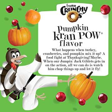 Fromm Crunchy Os Pumpkin Kran Pow Dog Treats - 6 oz