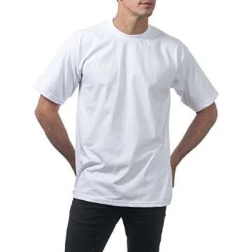 Pro Club Heavyweight Cotton Crew Neck T-Shirt for Men