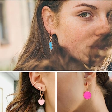 Yowivon Preppy Jewelry Set Colorful Trendy Accessories