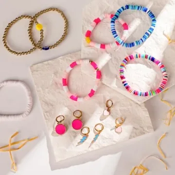 Yowivon Preppy Jewelry Set Colorful Trendy Accessories