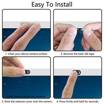 UYICOO Webcam Cover - Ultra-Thin Privacy Protection