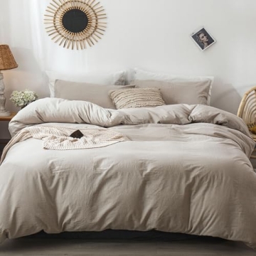 MooMee Duvet Cover Set in Soft Breathable Cotton