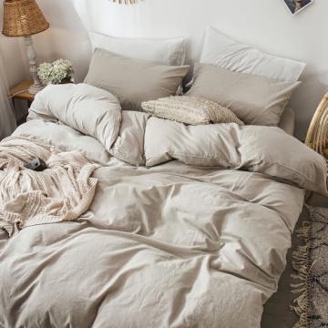 MooMee Duvet Cover Set in Soft Breathable Cotton