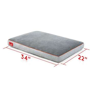 BRINDLE Orthopedic Shredded Memory Foam Pet Bed