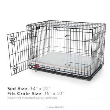 BRINDLE Orthopedic Shredded Memory Foam Pet Bed