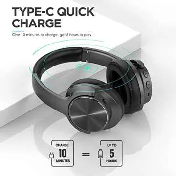 Mixcder E9 Active Noise Cancelling Headphones Wireless