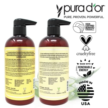 PURA D'OR Anti-Thinning Biotin Shampoo & Conditioner Set