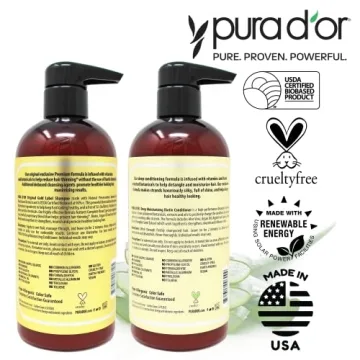 PURA D'OR Anti-Thinning Biotin Shampoo & Conditioner Set