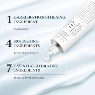 Dr.Althea 147 Barrier Cream | Daily Skin Barrier Care | Deep Hydrating with Hyaluronic Acid & Cerami...