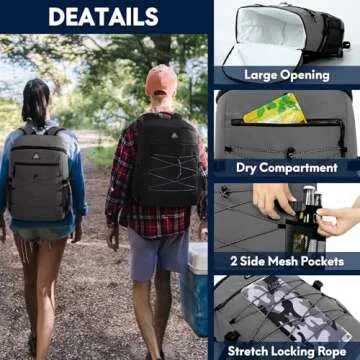 Haimont Insulated Leakproof Cooler Backpack for Hiking