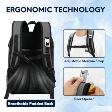 Haimont Insulated Leakproof Cooler Backpack for Hiking