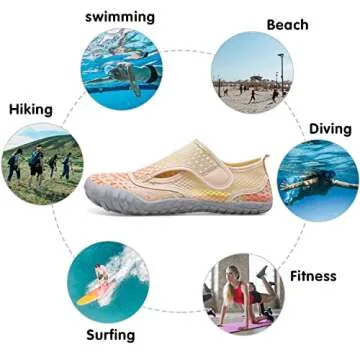 Comfortable Women's Aqua Shoes for Water Sports