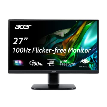 Acer KB272 EBI 27" IPS Full HD Zero-Frame Gaming Monitor