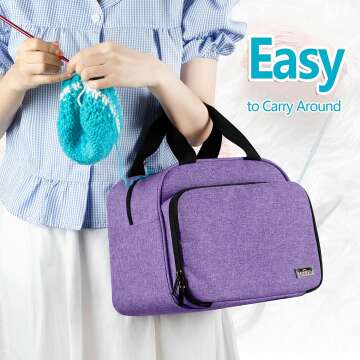 LoDrid Crochet Starter Kit with Yarn & E-Books