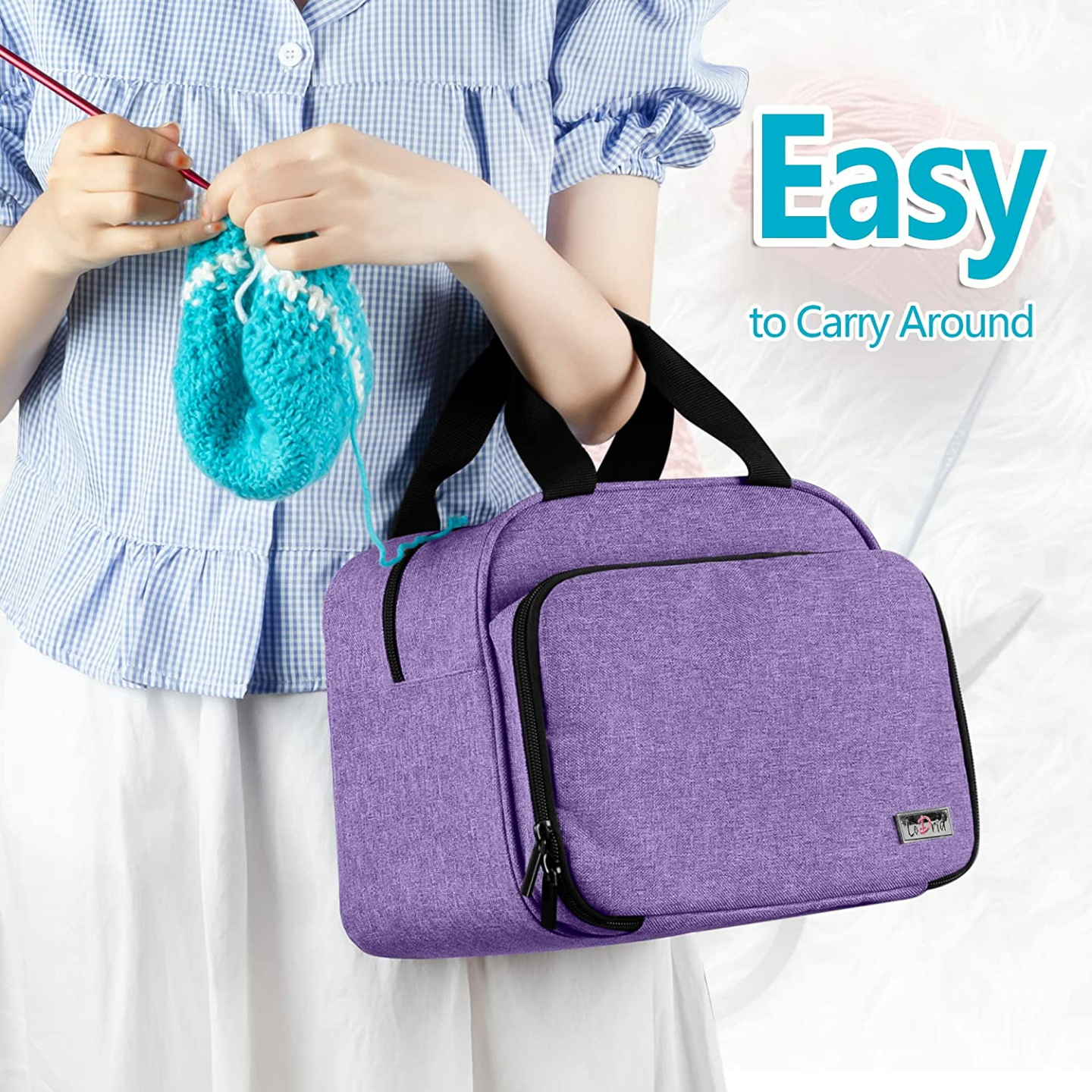 LoDrid Crochet Starter Kit with Yarn & E-Books