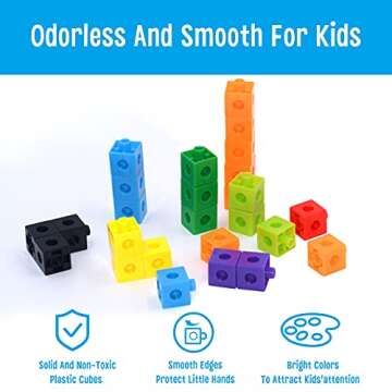 SpriteGru Math Linking Cubes for Engaging Learning Activities