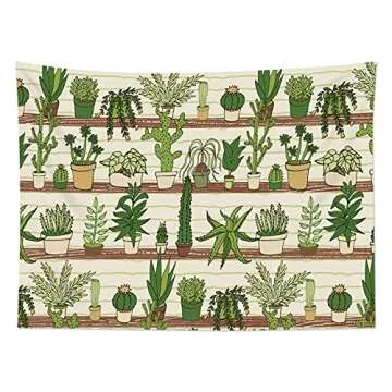 Vibrant HVEST Cactus Tapestry for Home Decor and Gifting