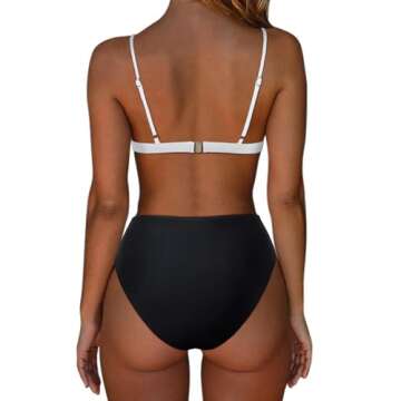 SUUKSESS Women Triangle High Cut Bikini Sets for Ultimate Beach Style