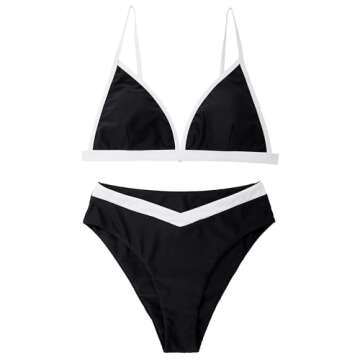 Stylish SUUKSESS Women Triangle Bikini Sets for Summer