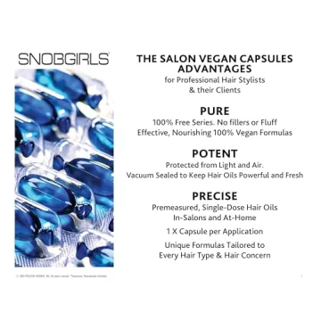 HYDRAMEND Vegan Hair Oil Capsules for Intense Hydration