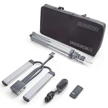 GLAMCOR Multimedia X Lighting Kit for Artists and Creators
