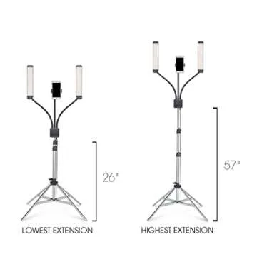GLAMCOR Multimedia X Lighting Kit for Artists and Creators