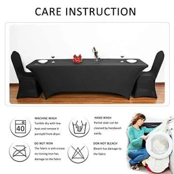 Elegant Obstal Spandex Table Cover for Events and Parties