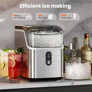 Electactic Countertop Nugget Ice Maker