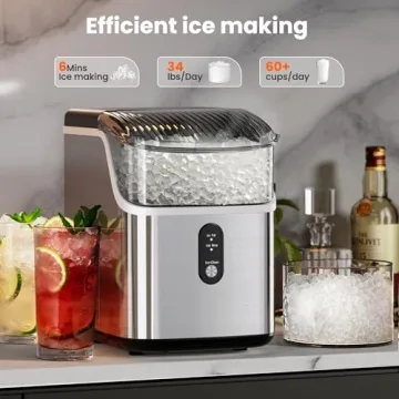 Electactic Countertop Nugget Ice Maker