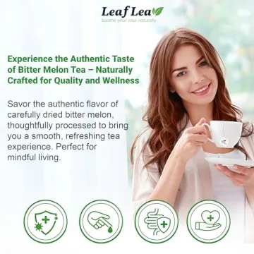 LeafLea Bitter Melon Tea 40 Bags for Wellness Support