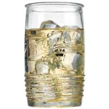 Vibrant Glaver's 20 Oz Mason Collins Glass Set of 4