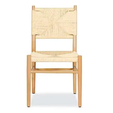 POLY & BARK Corden, Set of 2, Natural Armless Dining Chair