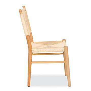 POLY & BARK Corden, Set of 2, Natural Armless Dining Chair