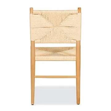 POLY & BARK Corden, Set of 2, Natural Armless Dining Chair