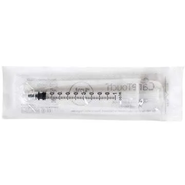 Care Touch CTSLS1-VC Luer Slip Syringe 1ml - 100ct No needle