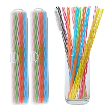 Honest ECO Reusable Straws – The Colorful, Dishwasher Safe Sipping Solution
