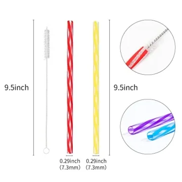 Honest ECO Reusable Straws – Fun and Durable Sipping Solution