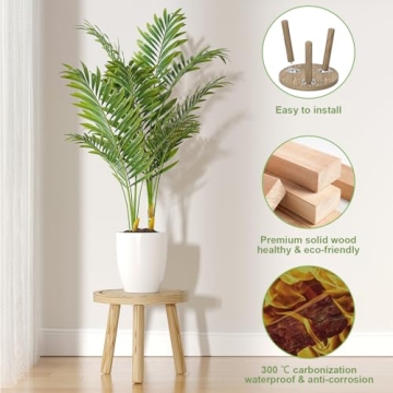 Vecxoty Stylish Indoor Plant Stands Set of 3