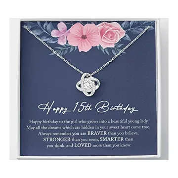 Personalized Forever Love Necklace for 15th Birthdays