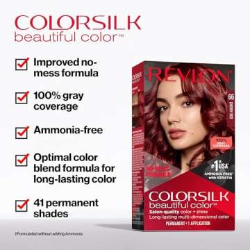 Revlon Colorsilk Beautiful Color Permanent Hair Color, 33 Dark Soft Brown (Pack of 3)