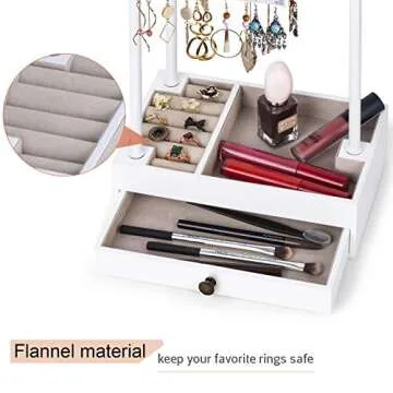 Love-KANKEI Adjustable Necklace Holder Jewelry Organizer